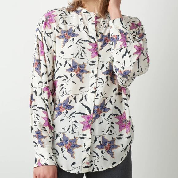 Isabel Marant Etoile NWT Catchell Shirt Floral Long Sleeve Size 36 (US 4) Flowy - Picture 1 of 10